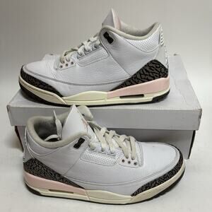 AIR JORDAN 3 Retro Women’s Size 10 Neapolitan White/Dark Mocha Sneakers Used